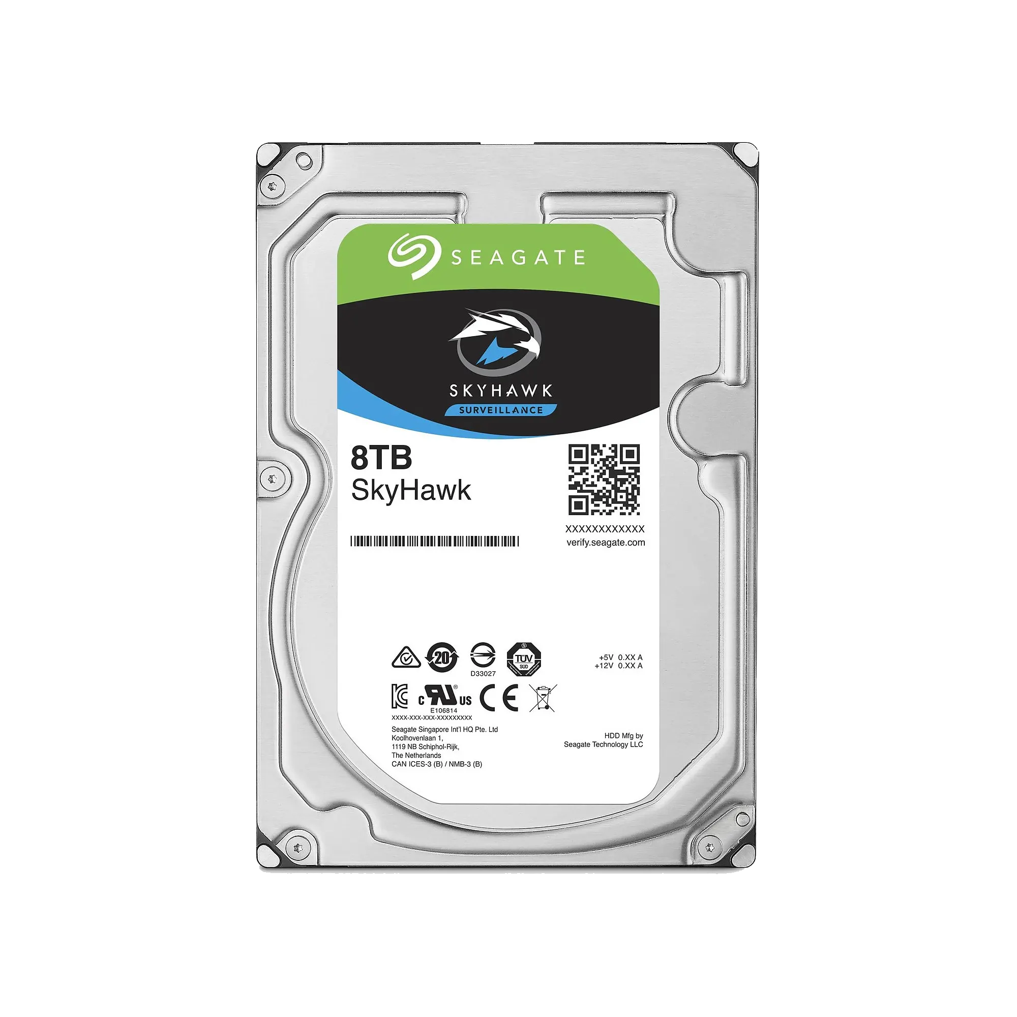SKYHAWK SURVEILLANCE Smart. Safe. Secure. Seagate Surveillance-Optimized Storage Only Seagate has been making drives specifically for surveillance storage for ten years. SkyHawk™ is built to keep systems in the field longer and reduce the need for post-deployment support. Key Advantages ImagePerfect™ firmware supports 24×7 surveillance-optimized workloads tuned to record ~90% of the time and play back video footage the remaining 10%, and supports more cameras recording at higher resolutions than traditional drives. Workload rating of 180TB/year allows SkyHawk to perform reliably in write-intensive surveillance systems—3× the workload rating of a desktop-class drive. NVR-ready design allows drives to maintain performance in RAID and multi-drive systems, giving customers the flexibility to grow with the booming NVR market and scale their systems when more storage is needed. ATA streaming support sustains recordings from up to 64 HD cameras for smooth, uninterrupted footage. Up to 10TB or over 2000 hours of HD video storage supports an increased number of cameras and helps to ensure longer data retention periods are met. 1M hours MTBF represents an improved total cost of ownership (TCO) with reduced maintenance costs. Lower power consumption means a reduction in heat emissions, which improves reliability in surveillance solutions. Tarnish-resistant components help protect drive from environmental elements, increasing field reliability. Best-Fit Applications Network video recorders (NVR) Embedded surveillance DVRs (SDVR) Hybrid surveillance DVRs Surveillance DVRs